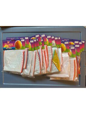 18-Pk 18” Inflatable Rainbow Beach Balls Bulk Lot New NIP Pool Game Party Favors